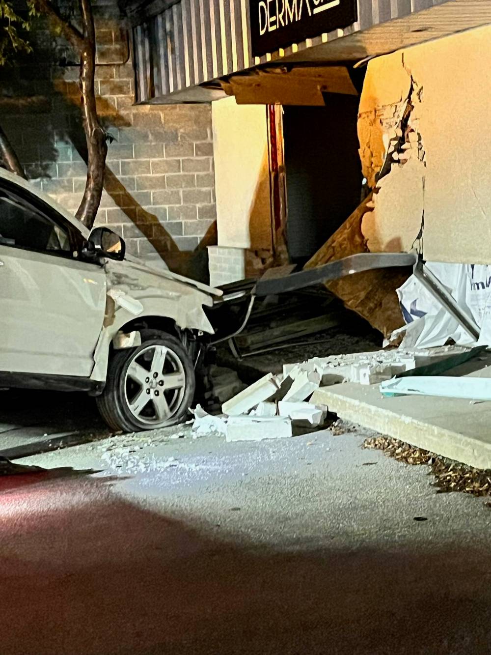 Supplied
The spa has been without its retail space since Aug. 18 when an SUV crashed into the front of its St. Anne’s Road location.