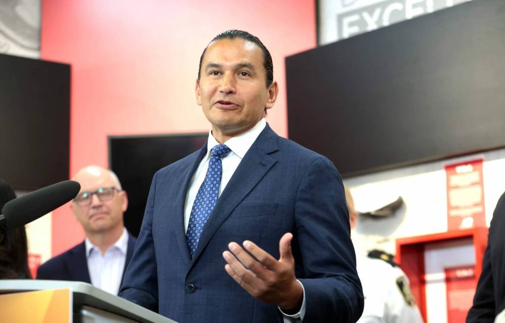 RUTH BONNEVILLE / FREE PRESS FILES
“I don’t think there’s too many Manitobans who are going to argue with me when I say this person can never be free again,” Premier Wab Kinew said.