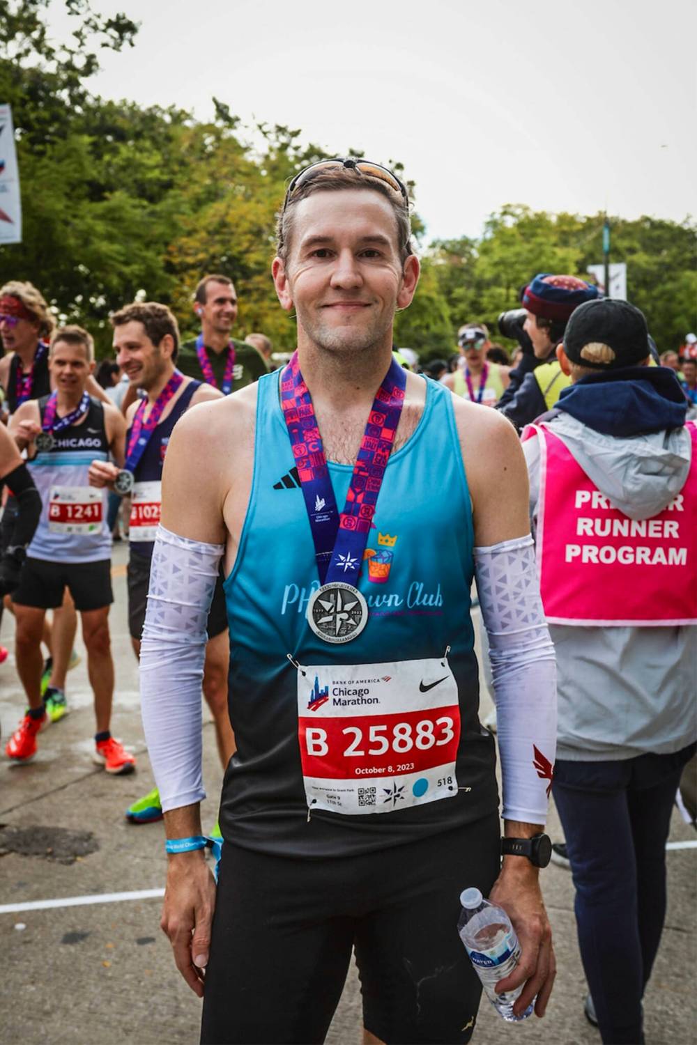 SUPPLIED
Wawryko competed in three Chicago Marathons (including 2023, pictured) and two Boston Marathons, as well as the Ironman 70.3 in Chattanooga.