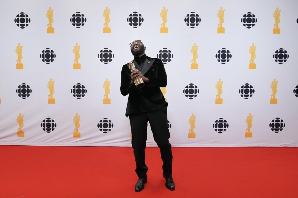 K-Anthony poses with the Juno Award for Contemporary Christian/Gospel Album of the Year during the Juno Awards in Halifax on Saturday, March 23, 2024. K-Anthony, winner of last year's Juno Award for Christian/gospel album of the year, said he was surprised the award show's organizers would put his category on hiatus for the 2025 edition. THE CANADIAN PRESS/Darren Calabrese