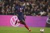 FILE - France's Paul Pogba runs with the ball during an international friendly soccer match against Cote d'Ivoire at the Velodrome stadium in Marseille, France, March 25, 2022. (AP Photo/Daniel Cole, File)