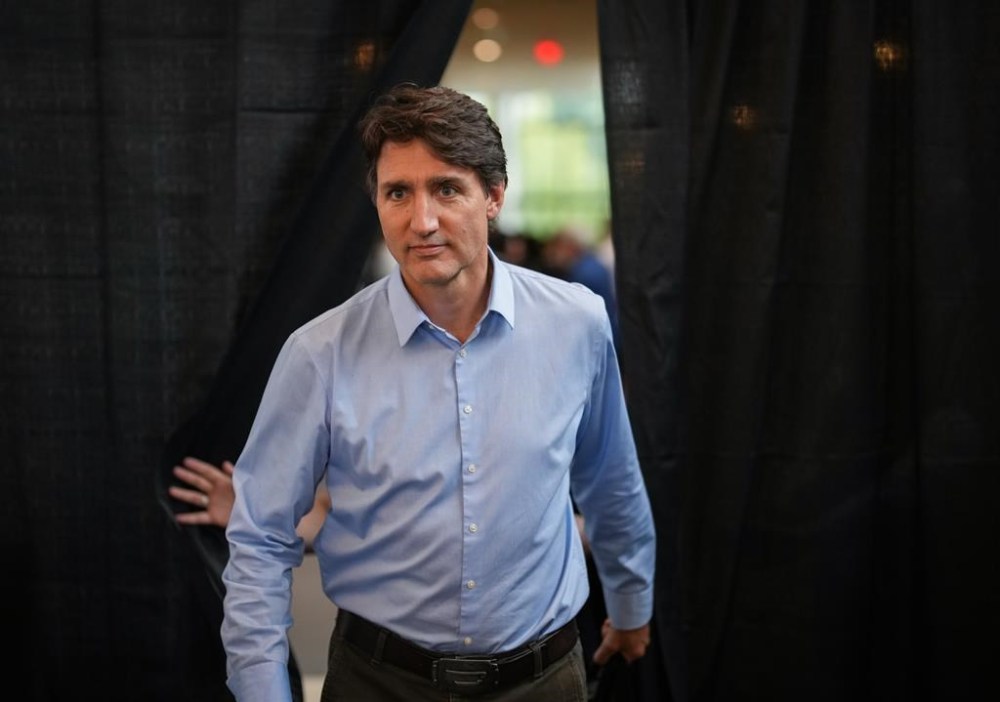 Prime Minister Justin Trudeau leaves after finishing for the day at the Liberal caucus retreat in Nanaimo, B.C., on Tuesday, Sept. 10, 2024. THE CANADIAN PRESS/Darryl Dyck