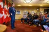 Conservative Leader Pierre Poilievre speaks during a rally in Iqaluit on September 9, 2024. Conservative Leader Pierre Poilievre will gather with his caucus on Parliament Hill today as he prepares to make another push to topple the Liberal government as early as next week. THE CANADIAN PRESS/Dustin Patar