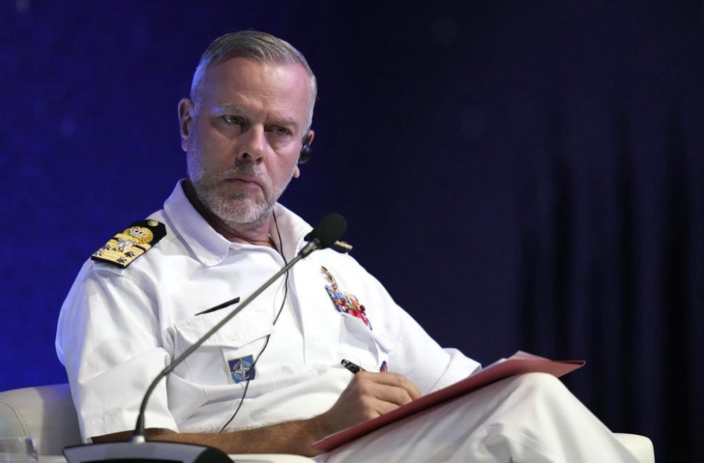 FILE - NATO's Chair of the Military Committee Admiral Rob Bauer listens during the plenary session of the Seoul Defense Dialogue in Seoul, South Korea, Sept. 11, 2024. (AP Photo/Lee Jin-man, File)