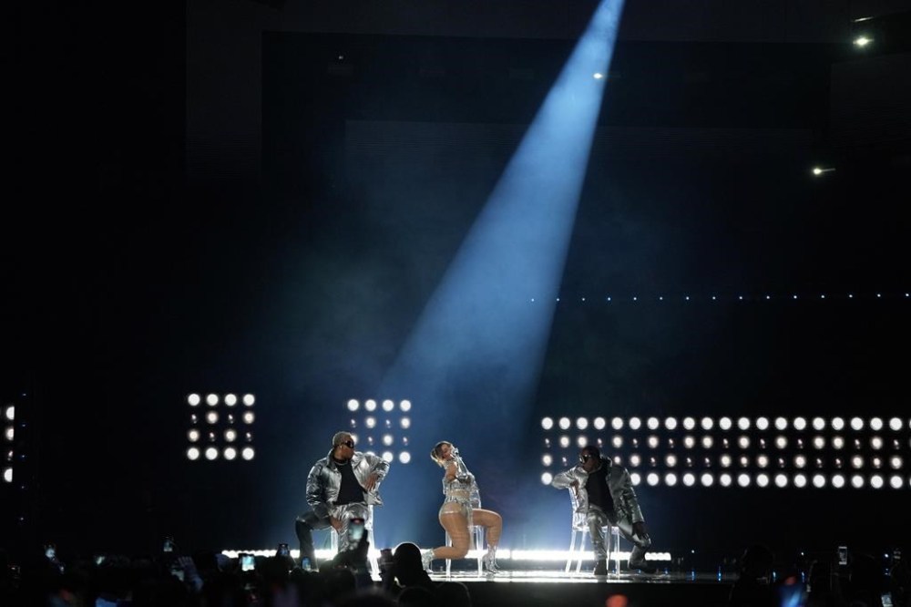 Nelly Furtado performs during the Juno Awards, in Halifax, Sunday, March 24, 2024. The Juno Awards are reversing course on their plan to shelve three awards after strong blowback from the music community. THE CANADIAN PRESS/Darren Calabrese