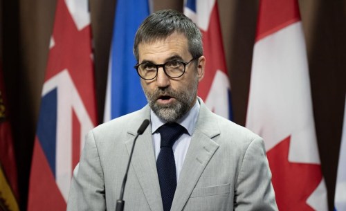 Environment and Climate Change Minister Steven Guilbeault speaks during a news conference on Parliament Hill, Wednesday, September 18, 2024 in Ottawa. THE CANADIAN PRESS/Adrian Wyld