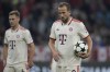 Bayern's Harry Kane prepares to take a penalty kick during the Champions League opening phase soccer match between Bayern Munich and GNK Dinamo at the Allianz Arena in Munich, Germany Tuesday, Sept. 17, 2024. (AP Photo/Matthias Schrader)