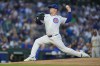 Chicago Cubs starting pitcher Jordan Wicks throws against the Oakland Athletics during the first inning of a baseball game, Tuesday, Sept. 17, 2024, in Chicago. (AP Photo/Erin Hooley)