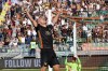 Venezia's Joel Pohjanpalo celebrates scoring during the Serie A soccer match between Venezia and Genoa at the Pier Luigi Penzo Stadium, Italy, Saturday Sept. 21, 2024. (Paola Garbuio/LaPresse via AP)