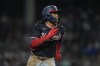 Washington Nationals' CJ Abrams runs the bases on a double during the third inning of a baseball game against the Chicago Cubs, Thursday, Sept. 19, 2024, in Chicago. (AP Photo/Erin Hooley)