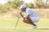 Charl Schwartzel, of Stinger GC, reads his putt on the 12th green during the semifinals of LIV Golf Team Championship Dallas at Maridoe Golf Club, Saturday, Sept. 21, 2024, in Carrollton, Texas. (Chris Trotman/LIV Golf via AP)