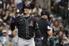Arizona Diamondbacks' Joc Pederson smiles while at bat during the third inning of a baseball game against the Milwaukee Brewers, Saturday, Sept. 21, 2024, in Milwaukee. (AP Photo/Aaron Gash)