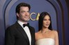 FILE - John Mulaney, left, and Olivia Munn arrive at the Governors Awards, Jan. 9, 2024, at the Dolby Ballroom in Los Angeles. (AP Photo/Chris Pizzello, File)