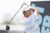 Danny Lee, of Iron Heads GC, hits from the fourth tee during the final round of LIV Golf Team Championship Dallas at Maridoe Golf Club, Sunday, Sept. 22, 2024, in Carrollton, Texas. (Mateo Villalba/LIV Golf via AP)