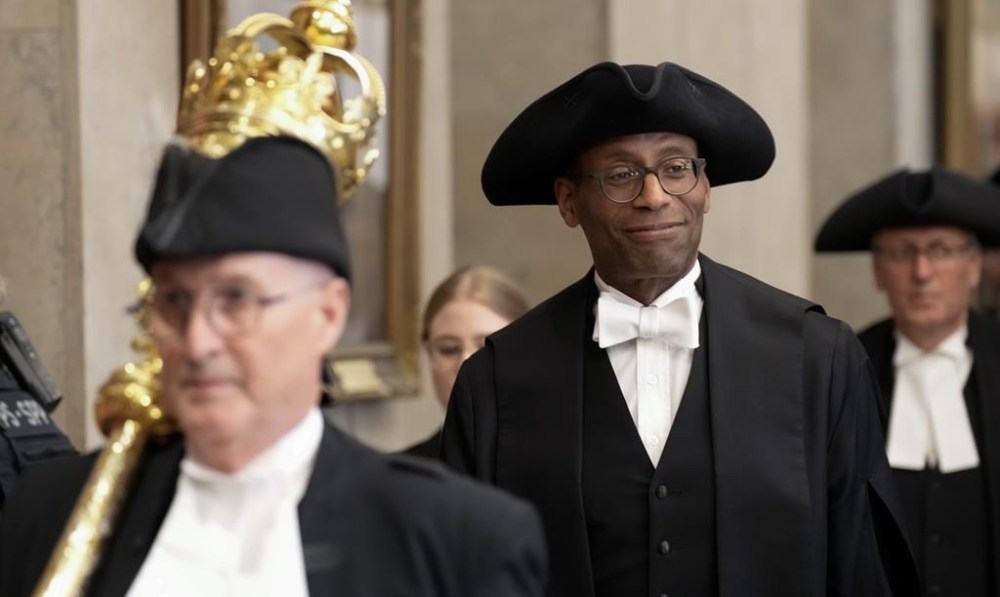 Some MPs are demanding more discipline from House of Commons Speaker Greg Fergus after an exchange between two party leaders last week got so heated one MP thought it may actually come to physical blows. Fergus smiles as he participates in the daily Speakers parade to begin the session, May 29, 2024 in Ottawa. THE CANADIAN PRESS/Adrian Wyld