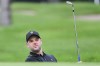 International team member Corey Conners of Canada plays a shot from the bunker during a practice round at the Presidents Cup at Royal Montreal Golf Club, in Montreal, Tuesday, Sept. 24, 2024. THE CANADIAN PRESS/Graham Hughes