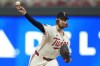 Minnesota Twins starting pitcher Bailey Ober (17) delivers during the second inning of a baseball game against the Miami Marlins, Tuesday, Sept. 24, 2024, in Minneapolis. (AP Photo/Abbie Parr)