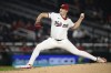Washington Nationals starting pitcher Mitchell Parker throws during the fourth inning of a baseball game against the Kansas City Royals, Tuesday, Sept. 24, 2024, in Washington. (AP Photo/Nick Wass)