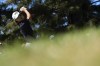 Min Woo Lee hits from the seventh tee during the third round of the Procore Championship golf tournament at the Silverado Resort North Course, Saturday, Sept. 14, 2024, in Napa, Calif. (AP Photo/Godofredo A. Vásquez)