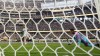 Panama goalkeeper Orlando Mosquera, right, gives up a goal on a shot from Mexico's Santiago Gimenez during the second half of the CONCACAF Gold Cup final soccer match Sunday, July 16, 2023, in Inglewood, Calif. THE CANADIAN PRESS/AP-Mark J. Terrill