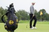 International team member Taylor Pendrith of Canada, walks on the green on the 12th hole during practice at the Presidents Cup golf tournament at the Royal Montreal Golf Club, Wednesday, Sept. 25, 2024 in Montreal. THE CANADIAN PRESS/Christinne Muschi
