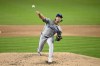 Kansas City Royals starting pitcher Michael Lorenzen throws during the second inning of a baseball game against the Washington Nationals, Wednesday, Sept. 25, 2024, in Washington. (AP Photo/Nick Wass)