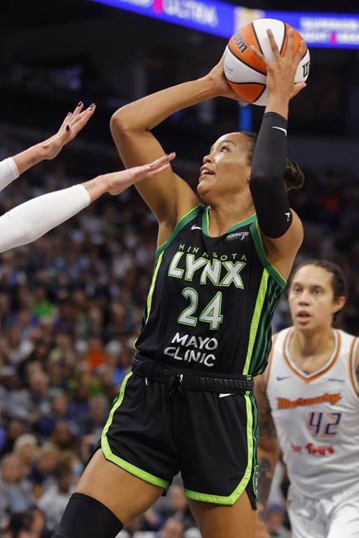 Napheesa Collier scores 42 to tie a WNBA playoff record for points, and