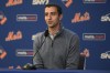 FILE - New York Mets President of Baseball Operations David Stearns responds to questions during a news conference about MLB trade deadline deals, Tuesday, July 30, 2024, in New York. (AP Photo/Pamela Smith, File)