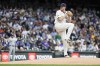 Milwaukee Brewers' Jared Koenig pitches during the first inning of a baseball game against the New York Mets, Saturday, Sept. 28, 2024, in Milwaukee. (AP Photo/Aaron Gash)