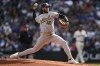 Oakland Athletics starting pitcher Mitch Spence throws against the Seattle Mariners during the second inning of a baseball game, Sunday, Sept. 29, 2024, in Seattle. (AP Photo/Lindsey Wasson)