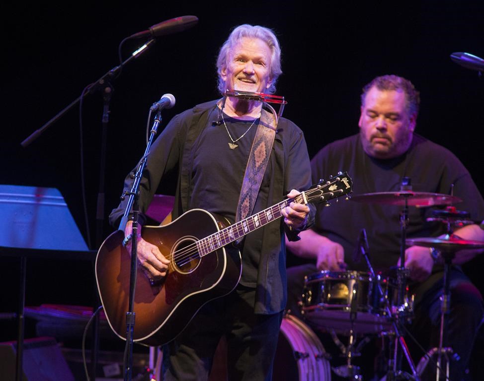 FILE - Kris Kristofferson performs in concert at The American Music Theatre, April 12, 2019, in Lancaster, Pa. (Photo by Owen Sweeney/Invision/AP, File)