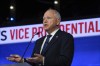 Democratic vice presidential nominee Minnesota Gov. Tim Walz speaks during a vice presidential debate hosted by CBS News, with Republican vice presidential nominee Sen. JD Vance, R-Ohio, Tuesday, Oct. 1, 2024, in New York. (AP Photo/Matt Rourke)