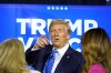 Republican presidential nominee former President Donald Trump gestures at a campaign event at Discovery World, Friday, Oct. 1, 2024, in Milwaukee. (AP Photo/Alex Brandon)