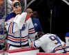Edmonton Oilers goaltender Stuart Skinner (74) and forward Connor McDavid (97) react after losing to the Florida Panthers in game 7 of the NHL Stanley Cup final in Sunrise, Fla., on Monday, June 24, 2024. THE CANADIAN PRESS/Nathan Denette