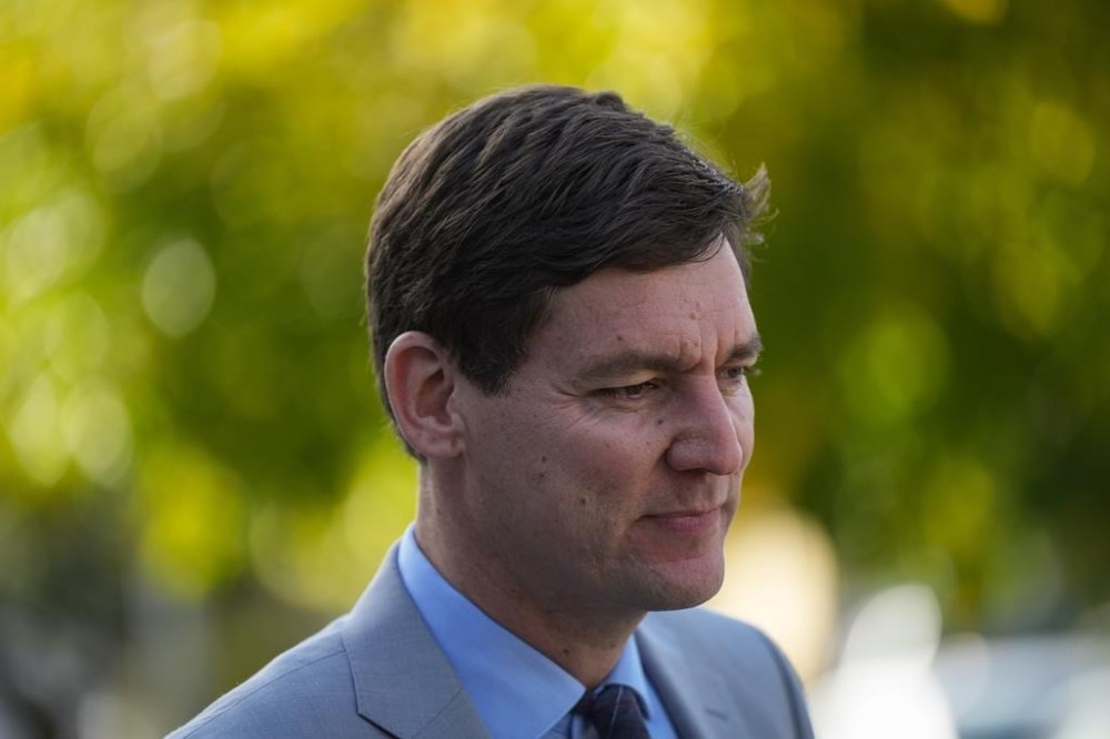 B.C. NDP Leader David Eby arrives at a campaign announcement after the party released their election platform in Surrey, B.C., Thursday, Oct. 3, 2024. THE CANADIAN PRESS/Darryl Dyck