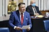 Then-NDP finance critic Mark Wasyliw speaks during question period in the Manitoba Legislature, in Winnipeg, Wednesday, April 7, 2021. THE CANADIAN PRESS/Kevin King - POOL
