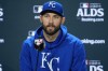 Kansas City Royals pitcher Michael Wacha speaks during a news conference Friday, Oct. 4, 2024, in New York, ahead of the American League Division Series against the New York Yankees,. (AP Photo/Frank Franklin II)