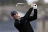 Nicolas Colsaerts tees off on the second hole during day Four of the Alfred Dunhill Links Championship, at the Old Course St. Andrews, Britain, Sunday Oct. 6, 2024. (Robert Perry/PA via AP)
