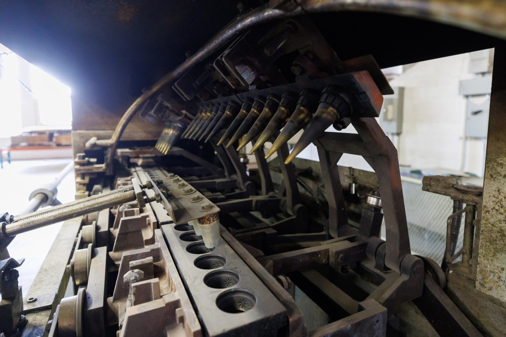 MIKE DEAL / FREE PRESS
A machine used to make ice-cream cones.