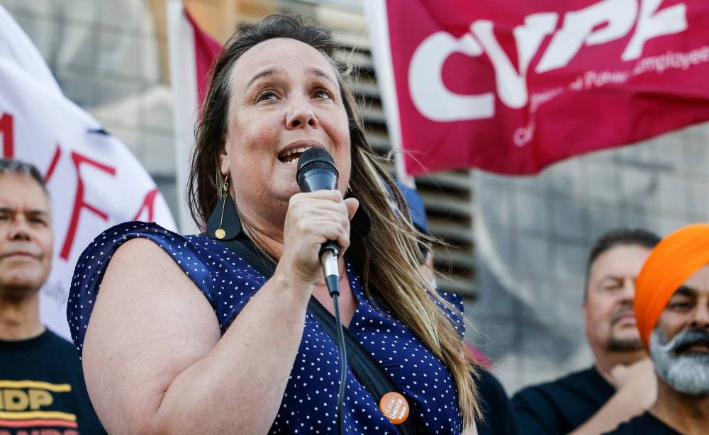 JOHN WOODS / FREE PRESS
Elmwood-Transcona by-election candidate Leila Dance pledges to advocate for workers and their rights if elected in the Sept. 16 byelection.
