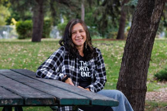 Métis author katherena vermette’s latest novel, Real Ones, focuses on two sisters whose mother was a pretendian. (Mike Deal / Free Press)