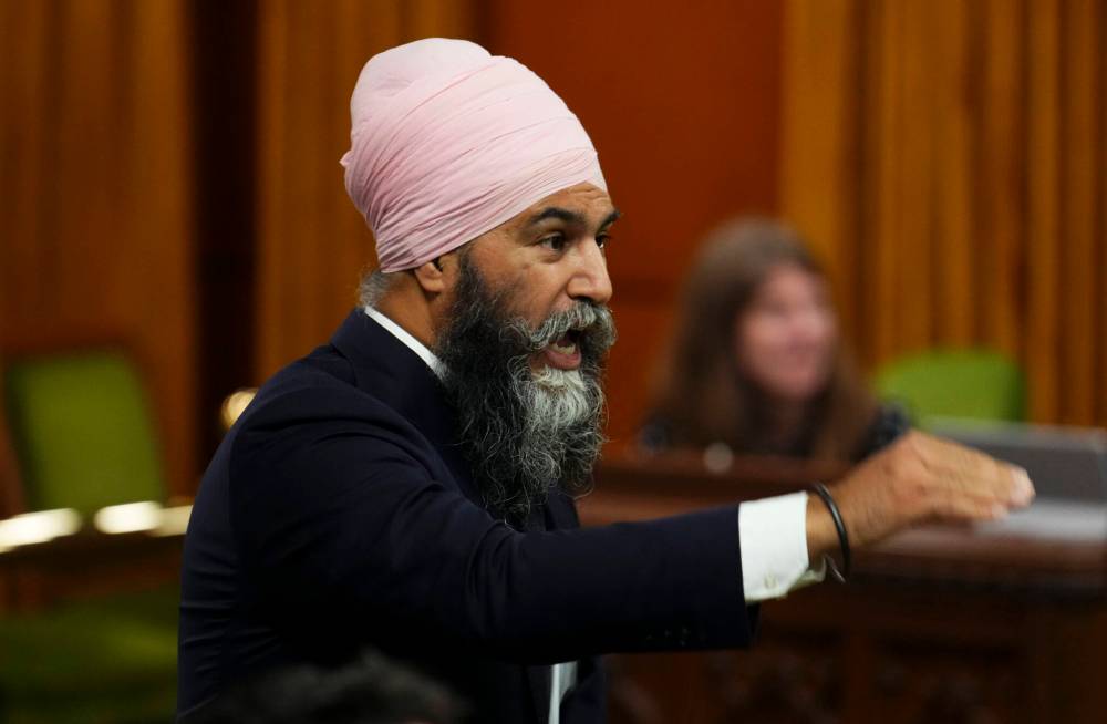 SEAN KILPATRICK / THE CANADIAN PRESS FILES
NDP Leader Jagmeet Singh announced Wednesday he has ended the controversial supply and confidence agreement with the federal Liberal government.