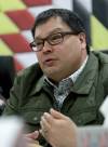 RUTH BONNEVILLE / FREE PRESS FILES
                                Shamattawa First Nation Chief Jordna Hill.