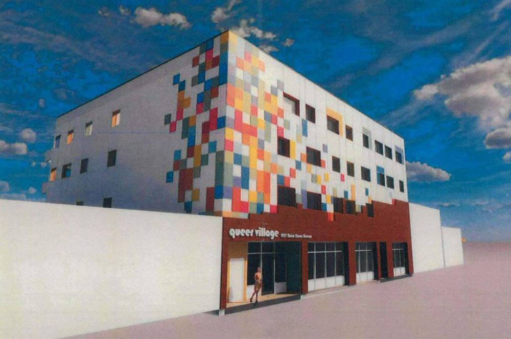 Supplied rendering
Sunshine House and 2Spirit Manitoba plan to offer supports to LGBTTQ+ tenants at the proposed site on Notre Dame Avenue, pending a final city council vote.