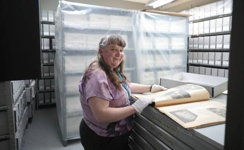 Ruth Bonneville / Free Press
                                The RWB&rsquo;s Gayle DeGagné is fond of solitary work and research, which makes her a perfect archivist.
