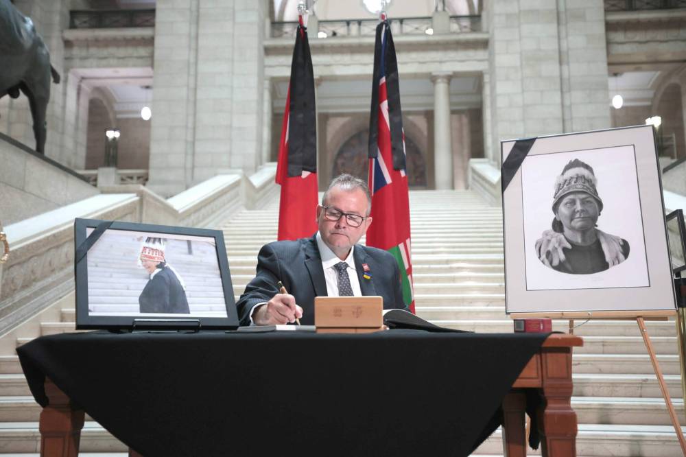 RUTH BONNEVILLE / FREE PRESS
Progressive Conservative interim leader Wayne Ewasko