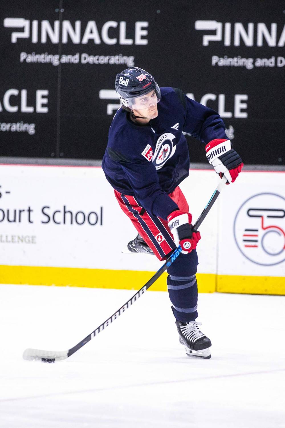 MIKAELA MACKENZIE / FREE PRESS
Mark Scheifele is excited to be back on the ice.