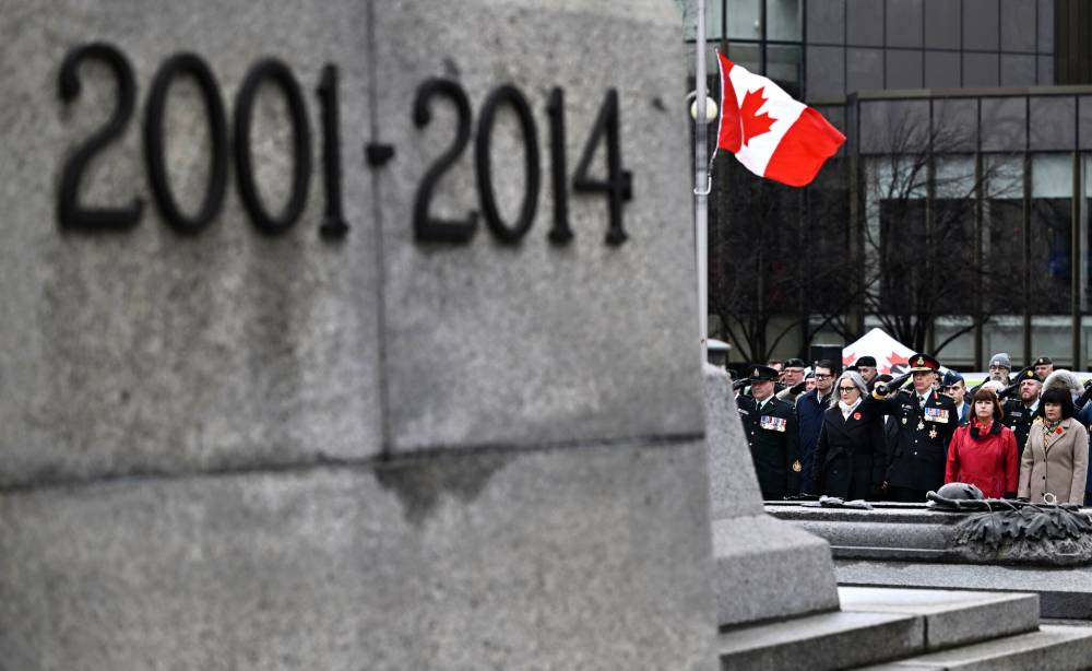 Justin Tang / The Canadian Press files
The National War Memorial in Ottawa includes a monument dedicated to Canada’s mission in Afghanistan.
