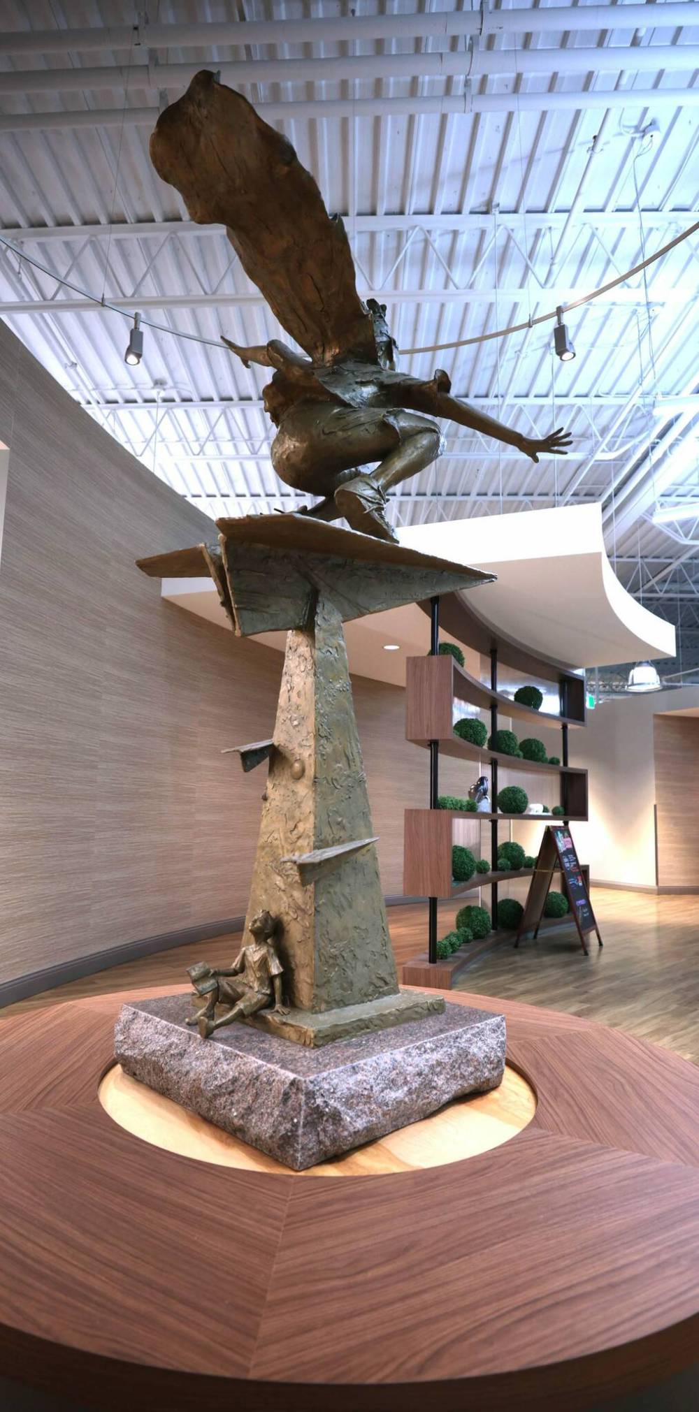 Ruth Bonneville / Free Press
On display in the building: Journeys of the Imagination by artist Gary Lee Price.