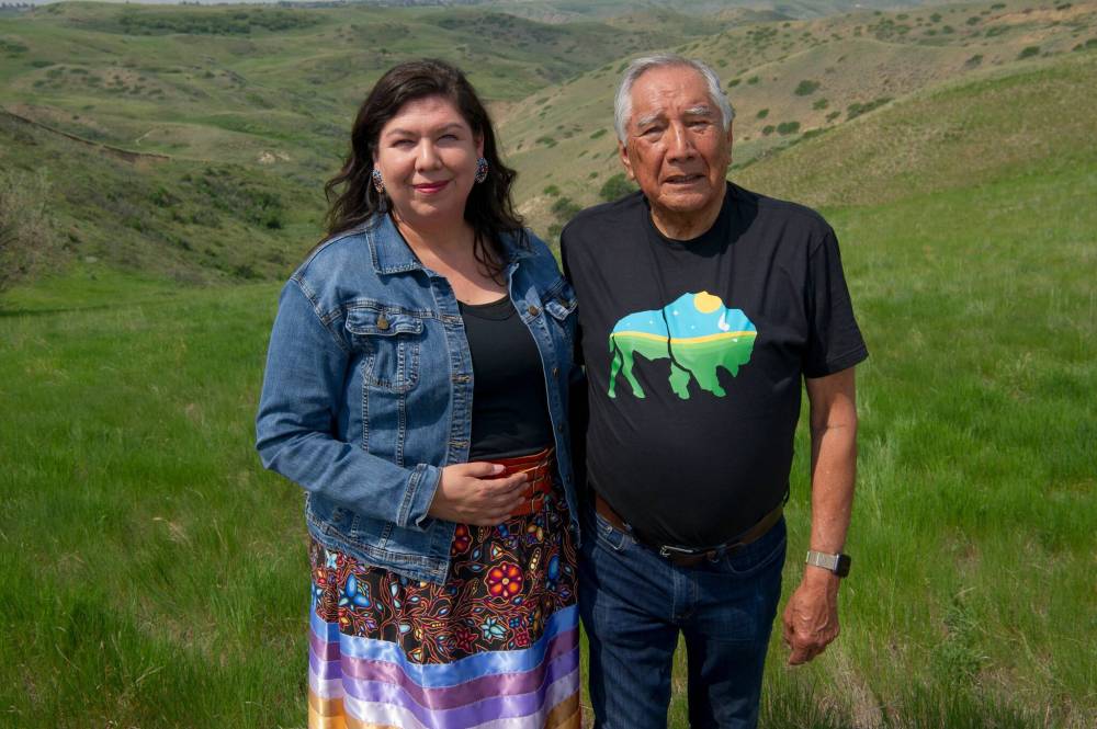 SUPPLIED
Filmmaker Tasha Hubbard (left) and Indigenous scholar Leroy Little Bear